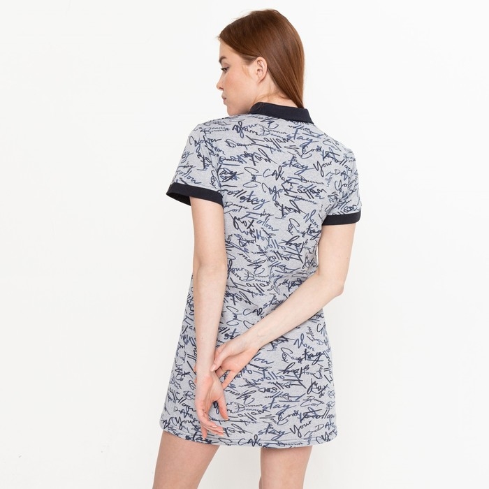 Платье женское, цвет серый меланж, размер 52 Платье женское, цвет серый меланж, размер 52