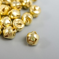 Набор декора для творчества металл "Золотые" d=0,6 см набор 30 шт Набор декора для творчества металл "Золотые" d=0,6 см набор 30 шт