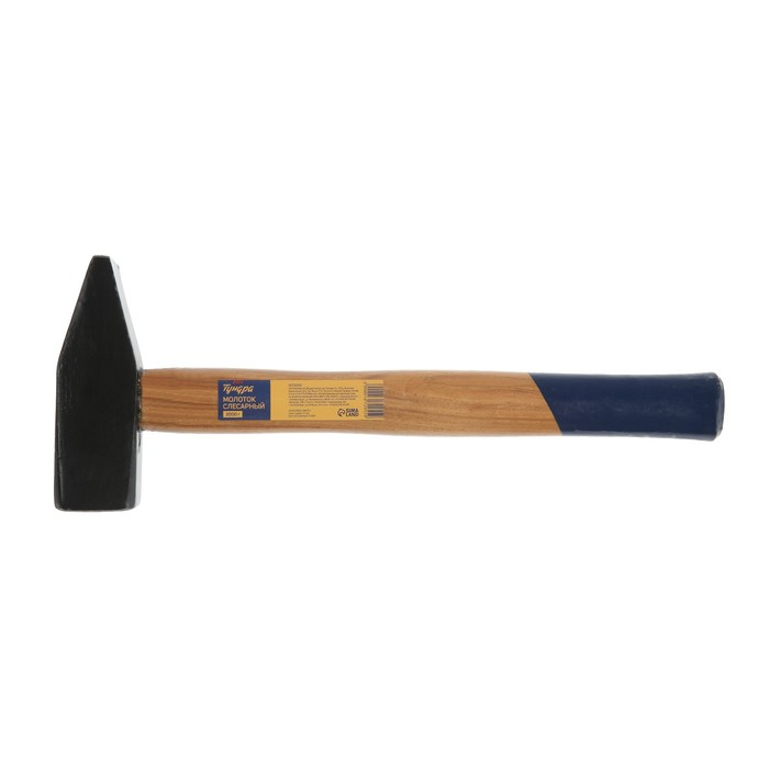 Молоток слесарный ТУНДРА, квадратный боек, деревянная рукоятка, 2000 г Молоток слесарный ТУНДРА, квадратный боек, деревянная рукоятка, 2000 г