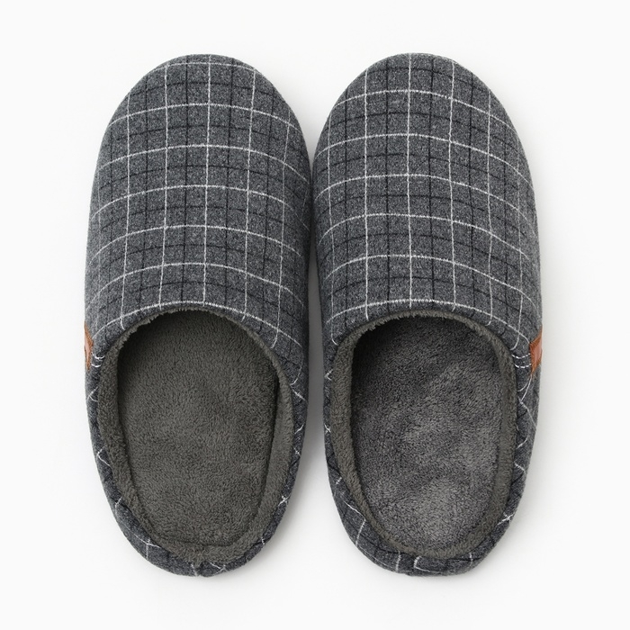 Тапочки женские, размер 36-37, цвет серый