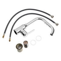 Смеситель для кухни ZEIN Z3704, поворотный излив высотой 20 см, ABS-пластик, хром Смеситель для кухни ZEIN Z3704, поворотный излив высотой 20 см, ABS-пластик, хром