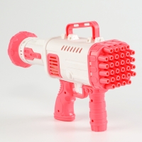 Генератор мыльных пузырей &laquo;Световой&raquo;, цвет розовый, 27,5 &times; 7,5 &times; 18,5 см