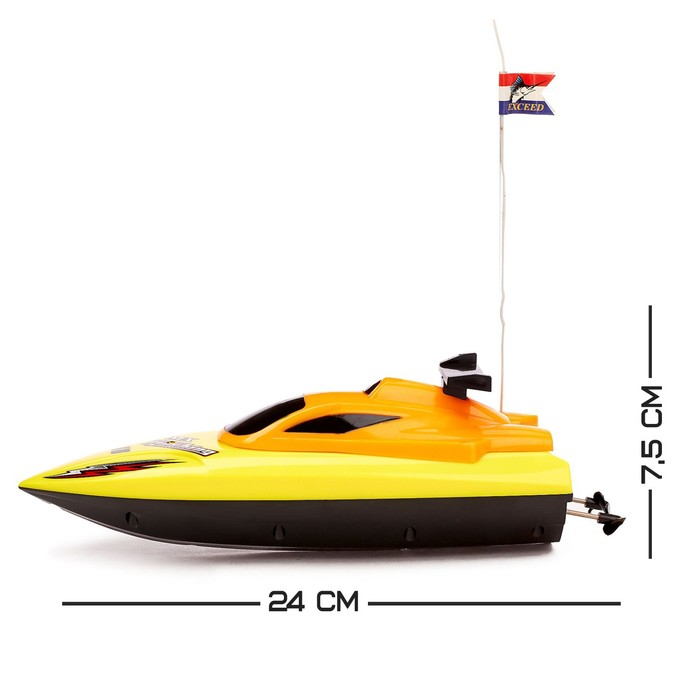 Катер радиоуправляемый &laquo;Гоночный&raquo;, работает от батареек