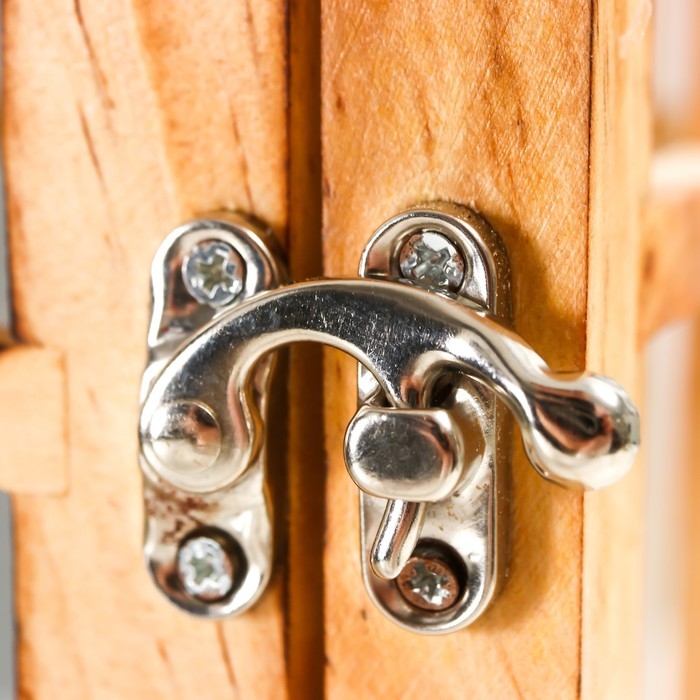 Подсвечник дерево "Фонарь - большие окна" коричневый набор 2 шт 30х13х13; 49х18,5х18,5 см