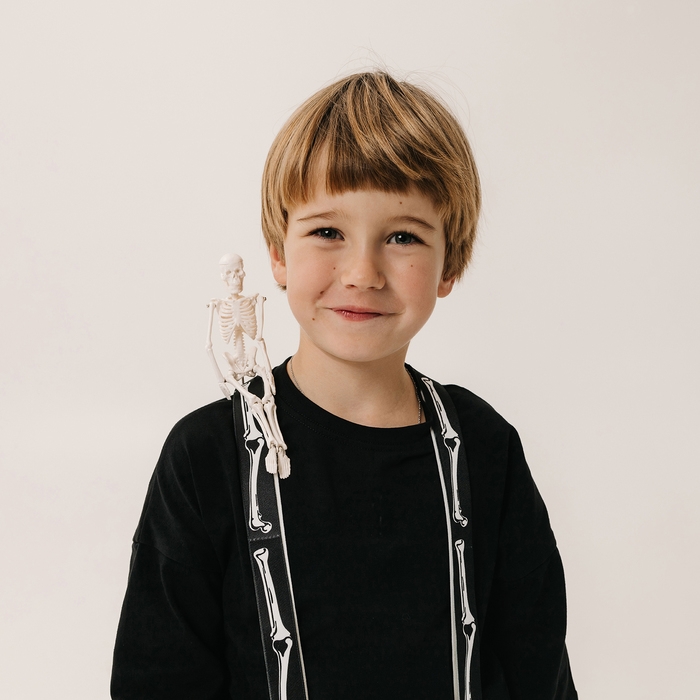 Карнавальные подтяжки &laquo;Скелетошка&raquo;