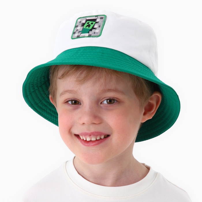 Панама детская для мальчика &laquo;Игра&raquo;, цвет белый, р-р 54