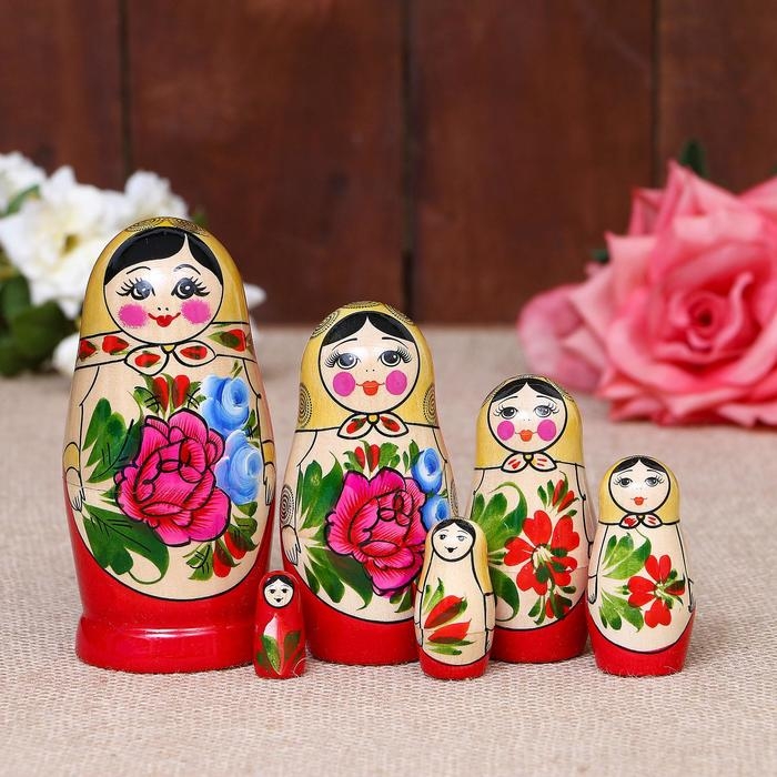 Матрёшка "Семёновская", 6 кукольная, высшая категория