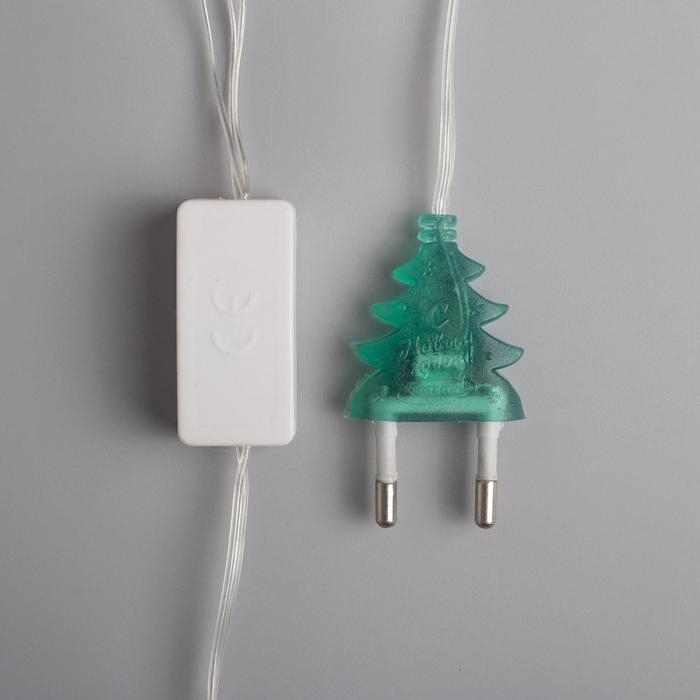 Гирлянда «Нить» 5 м с насадками «Ёжики цветные», IP20, прозрачная нить, 20 LED, свечение мульти (RG/RB), мигание, 220 В Гирлянда «Нить» 5 м с насадками «Ёжики цветные», IP20, прозрачная нить, 20 LED, свечение мульти (RG/RB), мигание, 220 В