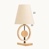 Лампа настольная "Конье" 1х40Вт Е27 светлое дерево 11,5х11,5х27см Лампа настольная "Конье" 1х40Вт Е27 светлое дерево 11,5х11,5х27см