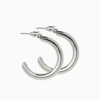 Набор серьги и каффы 9 шт. &laquo;Кольца&raquo; переплетение, цвет серебро