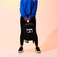 Рюкзак школьный текстильный «Аниме», 46х30х10 см, вертикальный карман, цвет чёрный Рюкзак школьный текстильный «Аниме», 46х30х10 см, вертикальный карман, цвет чёрный