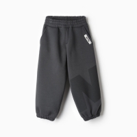 Брюки детские с начёсом KAFTAN р.30 (98-104), серый Брюки детские с начёсом KAFTAN р.30 (98-104), серый