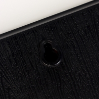 Часы электронные настенные, календарь и термометр, 47.5 х 25.3 см, белые цифры 10.8 х 5.3 см   10766