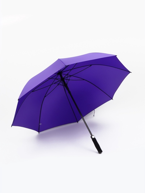Зонт-трость п/авт R60/70 8сп эпонж В/У ОДНОТОН прямая ручка поролон фиолет пакет Зонт-трость п/авт R60/70 8сп эпонж В/У ОДНОТОН прямая ручка поролон фиолет пакет