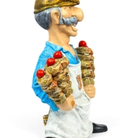 Садовая фигура из полистоуна &laquo;Шашлычник&raquo;, 60&times;29&times;40 см