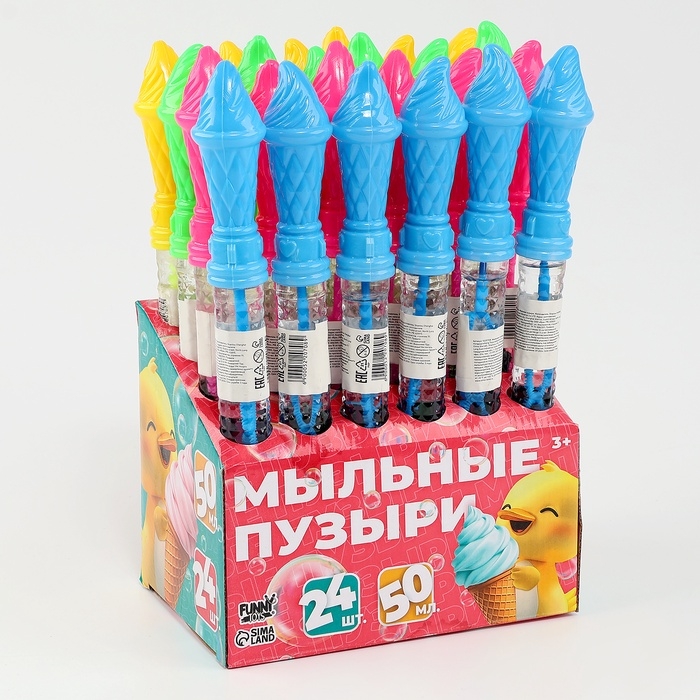 Мыльные пузыри &laquo;Мороженки&raquo;, 50 мл, МИКС