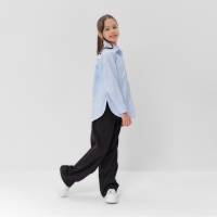 Рубашка для девочки MINAKU светло-голубая, рост 152 см Рубашка для девочки MINAKU светло-голубая, рост 152 см