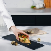 Доска для подачи из сланца Magistro Valley, 40&times;12 см