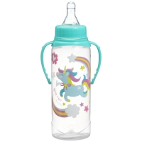 Подарочный детский набор &laquo;Волшебная пони&raquo;: бутылочки для кормления 150 и 250 мл, прямые, от 0 мес., цвет розовый