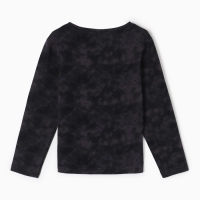 Футболка c дл. рук. детская KAFTAN "Trendy" р.30 (98-104), серый тай дай