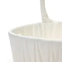 Корзина пластик 12 х 12 х 10 см, ручка__белый