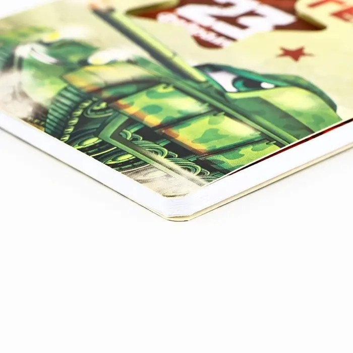 Блокнот, 32 л. 7.5&times;10 см &laquo;Настоящему герою. 23 февраля&raquo;