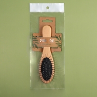 Расчёска массажная, 4,5 &times; 16 см, цвет &laquo;светлое дерево&raquo;