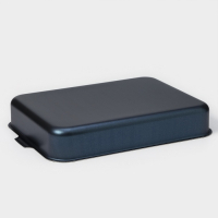 Набор противней &laquo;Лазоньера&raquo;, 3 предмета: 19&times;25 см, 23&times;30 см, 27&times;35 см, h=7 см, антипригарное покрытие, цвет синий