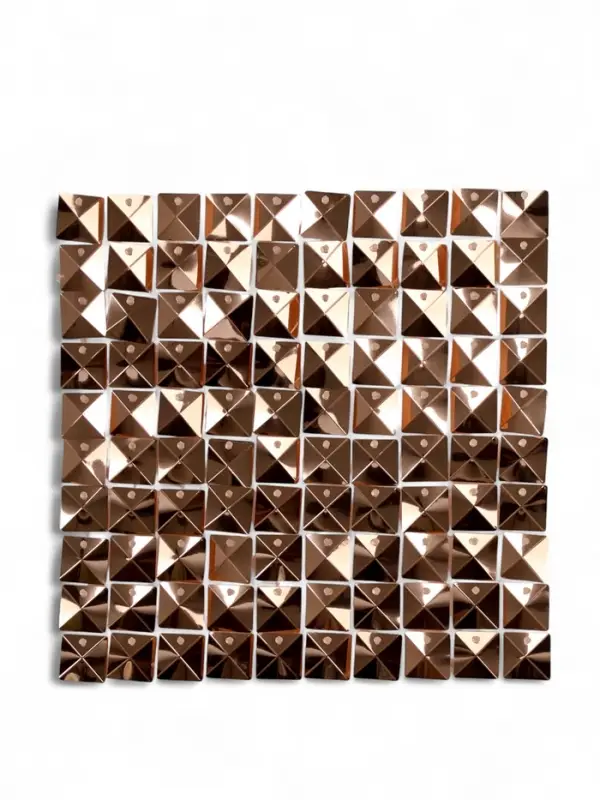 Панель с пайетками для фотозоны 30*30 см розовое золото