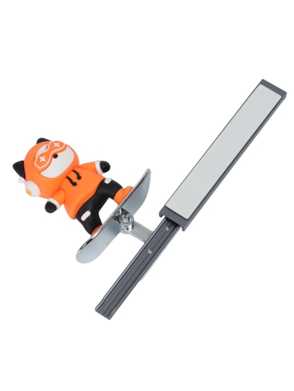 Игрушка, котёнок на скейтборде, оранжевый