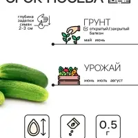 Семена Огурец "Парижский корнишон", 0,5 г