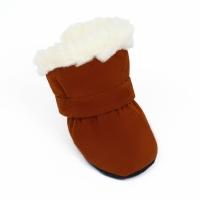 Ботинки "На прогулку", набор 4 шт, 1 размер, коричневые