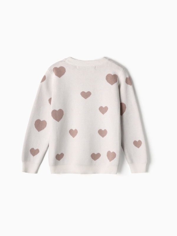 Джемпер детский KAFTAN Love р.34 (122-128 см), бежевый