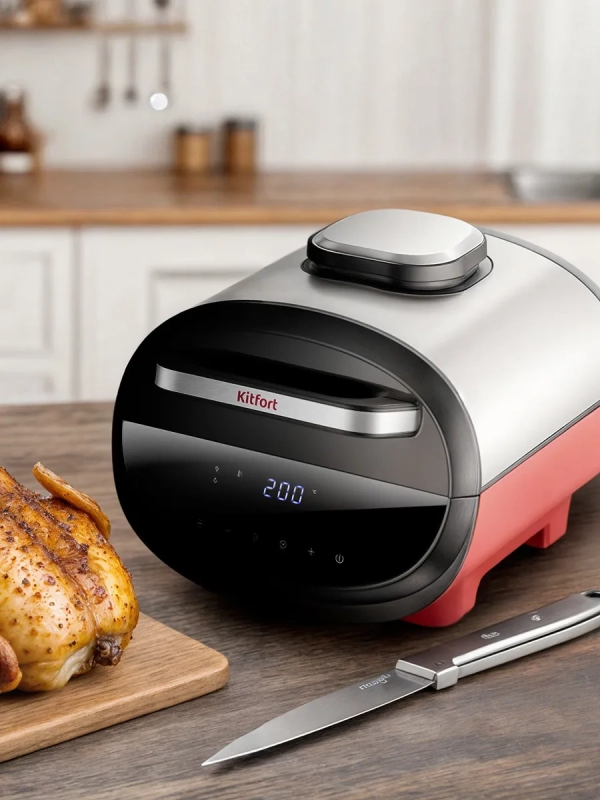 Аэрогриль электрический для дома КТ-2295 - 6,5 л. - 1700 Вт