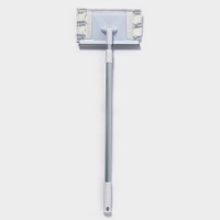 Щётка для окон Raccoon, телескопическая алюминиевая ручка 59(103) см, водосгон 20,5 см, насадка из микрофибры 20,5&times;12 см