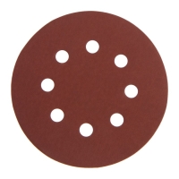 Круг абразивный шлифовальный под "липучку" ТУНДРА, перфорированный, 125 мм, Р1000, 10 шт.