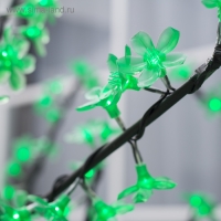 Светодиодное дерево &laquo;Сакура&raquo; 1.8 м, 768 LED, постоянное свечение, 220 В, свечение зелёное