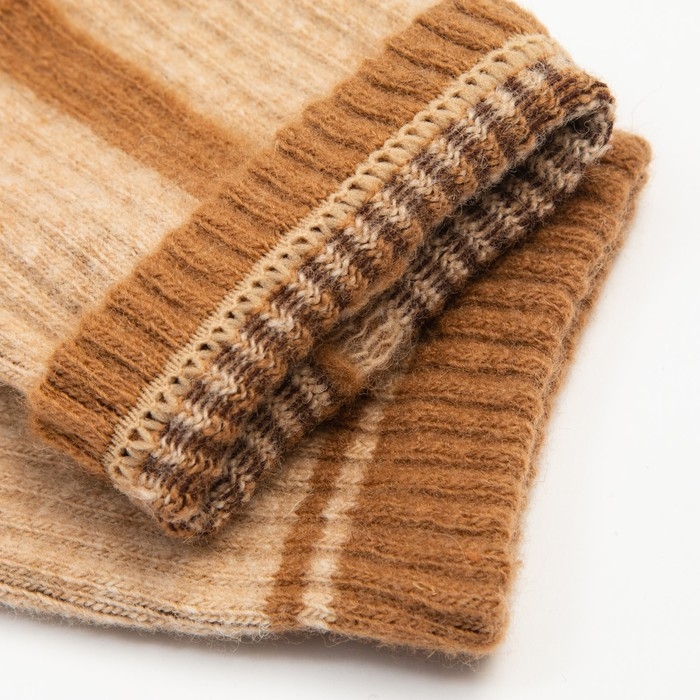 Носки мужские с пухом верблюда, цвет бежевый/рыжий след, размер 41-43 Носки мужские с пухом верблюда, цвет бежевый/рыжий след, размер 41-43