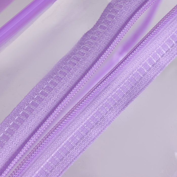 Косметичка на молнии, цвет сиреневый