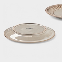 Набор тарелок 2 шт Доляна "Винтаж"  20 см, цвет бежевый
