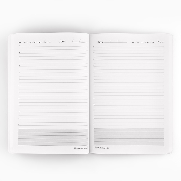 Большой ежедневник soft-touch А5+, 96 листов &laquo;Учителю: Учитель №1&raquo;