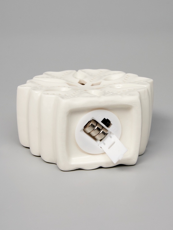 Светодиодная фигура "Снежинка большая" 11х5х11, 1 LED, LR44x3(в компл.), Т/БЕЛЫЙ