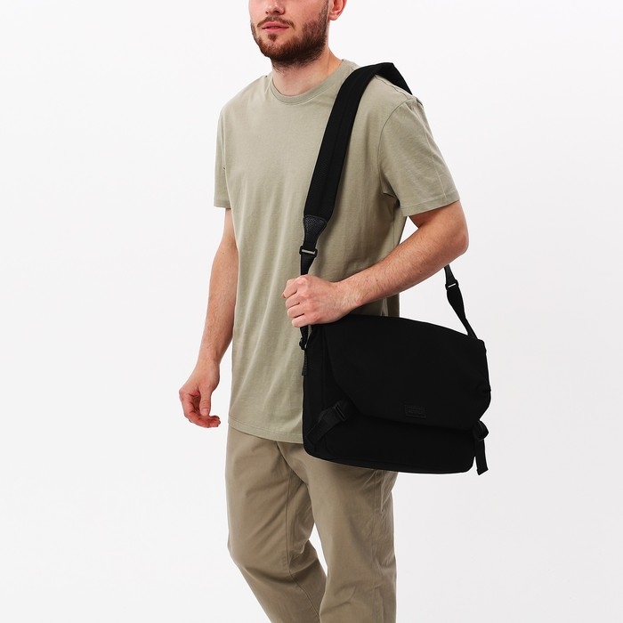 Сумка мужская &laquo;Медведково&raquo;, цвет чёрный