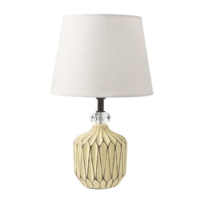 Лампа настольная "Стремление" 1х40Вт Е14 желтый 20х20х33см