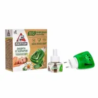 Раптор Комплект прибор+жидкость от комаров БИО (24)