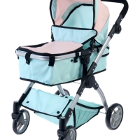 Коляска для кукол универсальная &laquo;Нежность&raquo;, с корзиной, металлический каркас