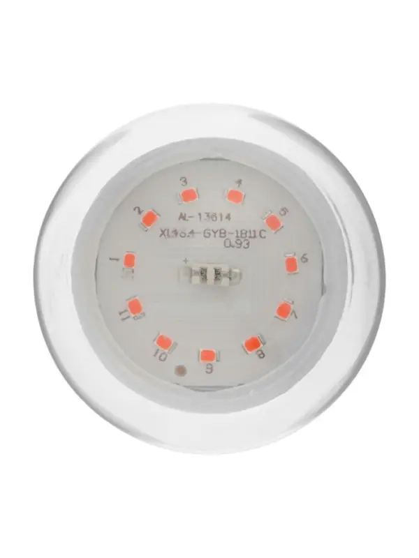 Фитолампа для растений VKL electric, A65, 10 Вт, E27, IP20, красно-синий спектр