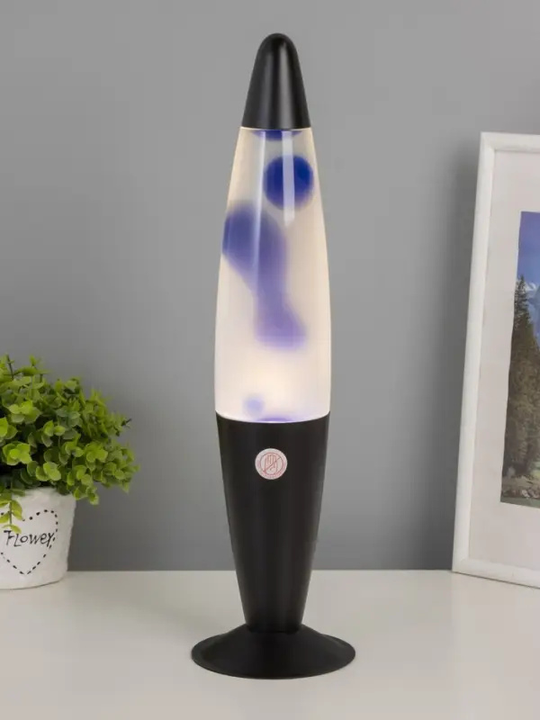 Светильник "Ракета" 1х30Вт Е14-R39, с диммером, (воск) чёрная 10,5х10,5х40 см