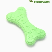 Игрушка жевательная "Собачье удовольствие", TPR, 10,5 см, зелёная Игрушка жевательная "Собачье удовольствие", TPR, 10,5 см, зелёная