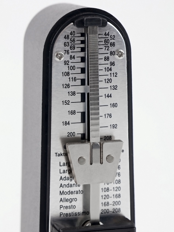 Метроном механический Music Life 5 х 3,5 х 11 см черный Метроном механический Music Life 5 х 3,5 х 11 см черный